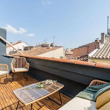 Lägenhet Loft En - Duplex Terrasse Coeur Historique Avec Vue Degagee & Parking Souterrain Offert *